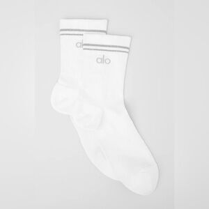 Alo Yoga Unisex Half-Crew Performance Socks NWT